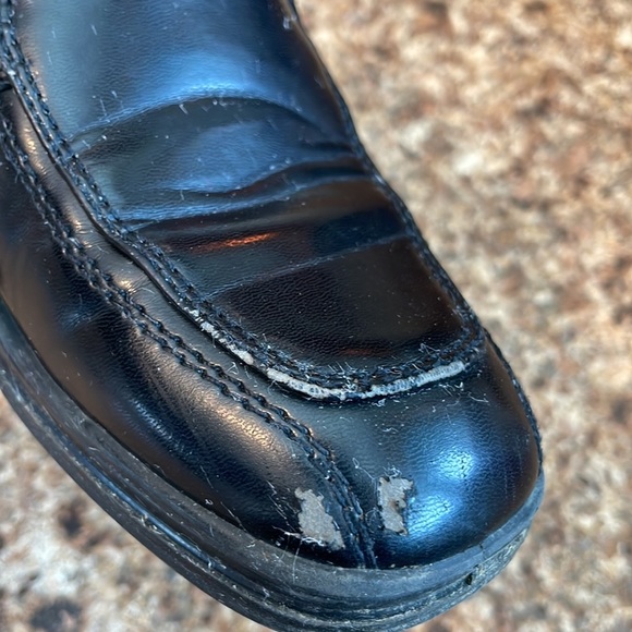 SALE WISE black boys size 13 dress shoes - Picture 3 of 6